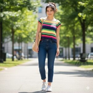 Ralph Lauren Multicolor Striped Top